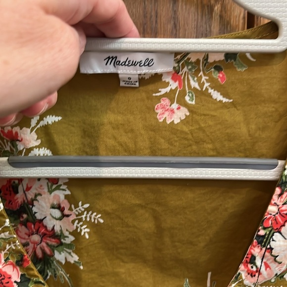 Madewell Classic Corsage Tiered Sleeve Top size 0 cottagecore boho romantic - Picture 2 of 8